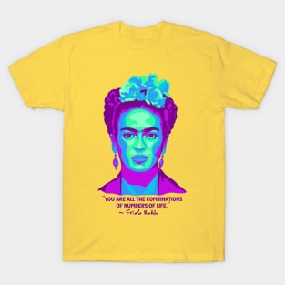 Frida Kahlo Portrait and Quote T-Shirt